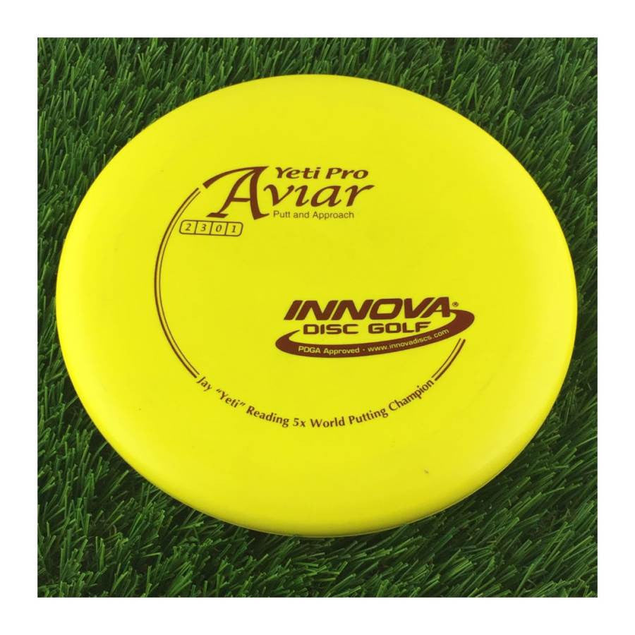 Innova Pro Yeti Aviar Putter with Jay Yeti Reading 5x World Putting Champion Stamp - Speed 2