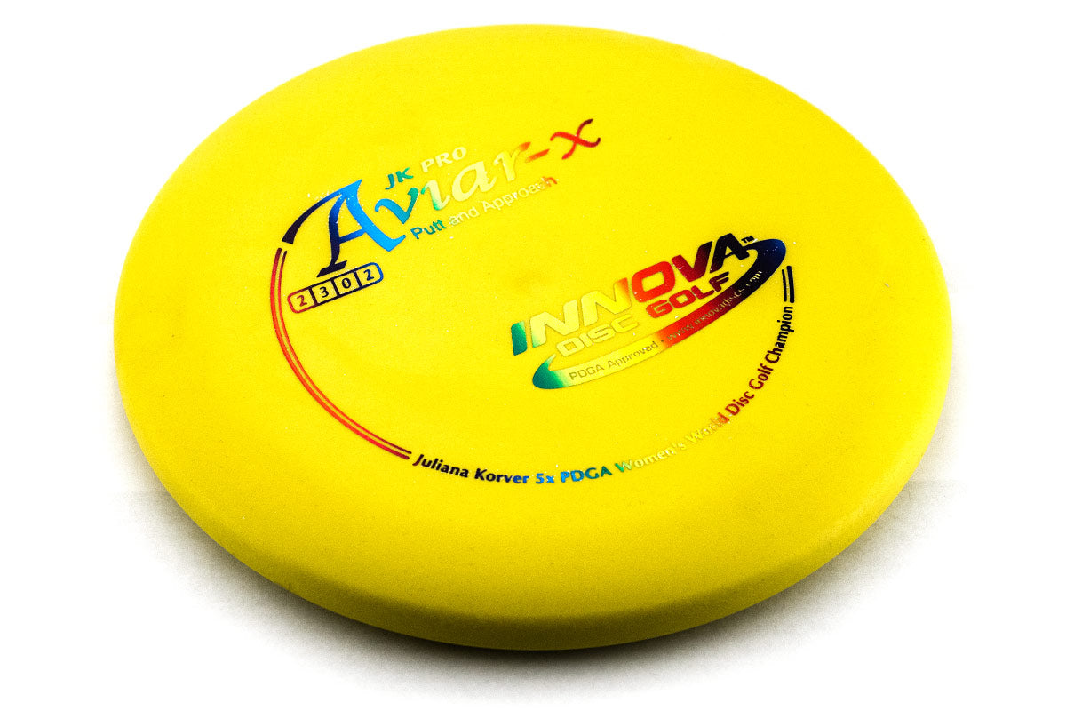 Innova Pro JK Aviar-x Putter with Juliana Korver 5x PDGA Women's World Disc Golf Champion Stamp - Speed 2