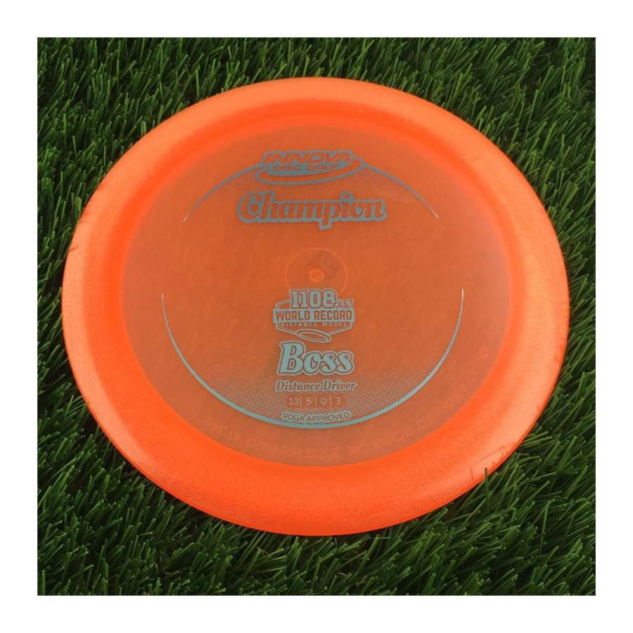 Innova Champion Boss Distance Driver with 1108 Feet David Wiggins Jr Signature Stamp - Speed 13