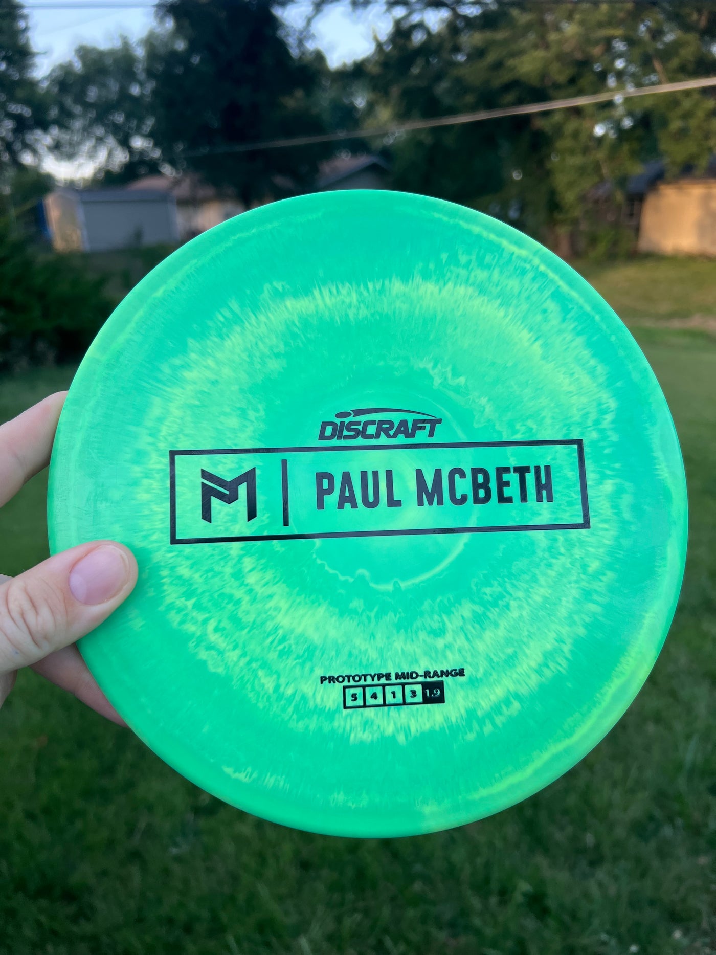 Discraft ESP Malta Midrange with Paul McBeth Prototype Stamp - Speed 5