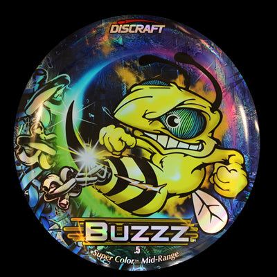 Discraft ESP Full Foil SuperColor Buzzz Midrange with Chains - Blue Prism Stamp - Speed 5