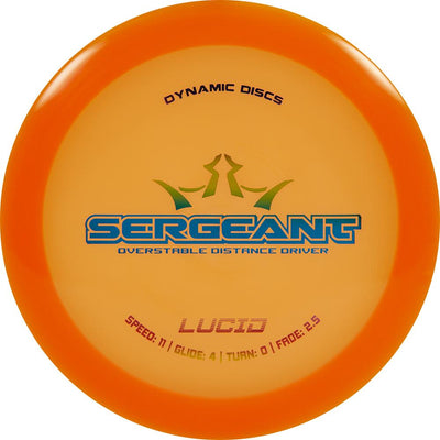 Dynamic Discs Lucid Sergeant Distance Driver - Speed 11