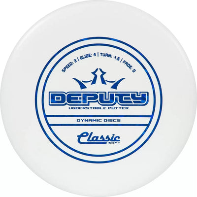 Dynamic Discs Classic Soft Deputy Putter - Speed 3