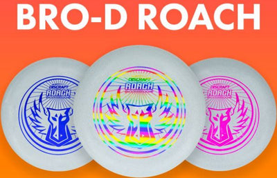 Discraft Bro-D Rubber Blend Roach Putter with Brodie Smith Dark Horse Stock Stamp Stamp - Speed 2