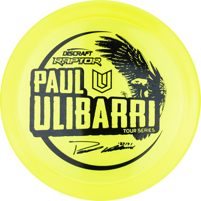 Discraft Metallic Z Raptor Distance Driver with Paul Ulibarri Tour Series 2021 Stamp - Speed 9