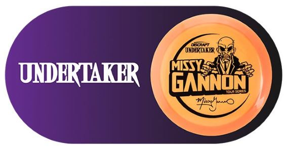 Discraft Metallic Z Undertaker Fairway Driver with Missy Gannon Tour Series 2021 Stamp - Speed 9