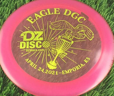 Discraft Elite Z Nuke with Eagle DGC DZDiscO Emporia, KS Stamp