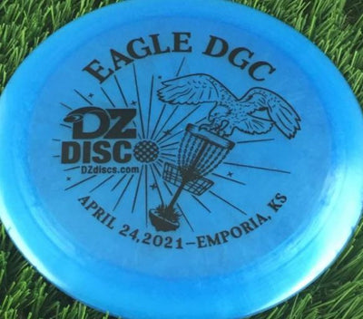 Discraft Elite Z Force with Eagle DGC DZDiscO Emporia, KS Stamp