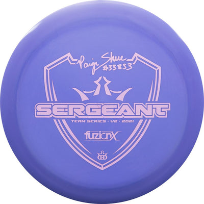 Dynamic Discs Fuzion X-Blend Sergeant Distance Driver with Paige Shue #33833 Team Series V2 2021 Stamp - Speed 11