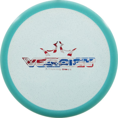 Dynamic Discs Lucid Verdict Midrange with Flag Bar Stamp Stamp - Speed 5