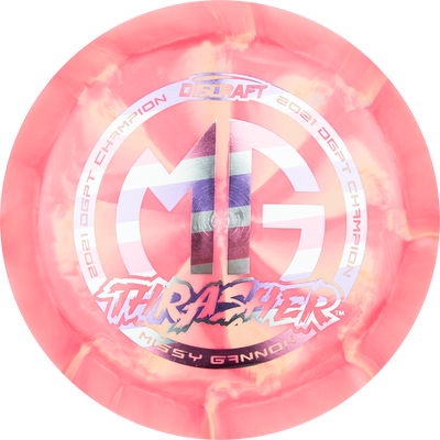 Discraft ESP Swirl Thrasher Distance Driver with MG Missy Gannon 2021 DGPT Champion Stamp - Speed 12