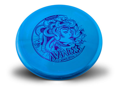 Innova Star AviarX3 Putter with Maria Oliva 2022 Team Champion Tour Series Stamp - Speed 3