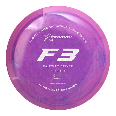 Prodigy 400 F3 Fairway Driver with 2022 Signature Series Isaac Robinson - 4X Hotlanta Champion Stamp - Speed 7