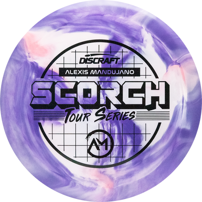 Discraft ESP Swirl Scorch Distance Driver with Alexis Mandujano Tour Series 2022 Stamp - Speed 11