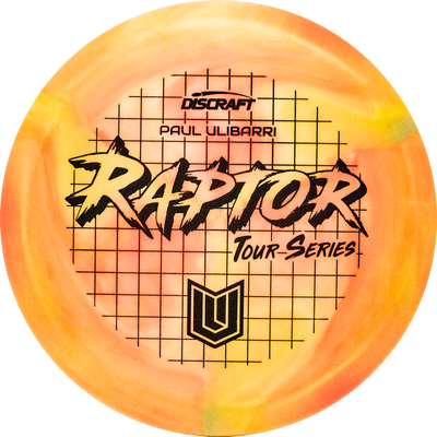 Discraft ESP Swirl Raptor Distance Driver with Paul Ulibarri Tour Series 2022 Stamp - Speed 9