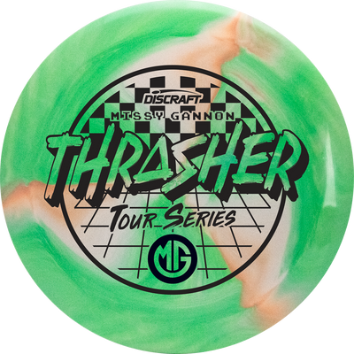 Discraft ESP Swirl Thrasher Distance Driver with Missy Gannon Tour Series 2022 Stamp - Speed 12