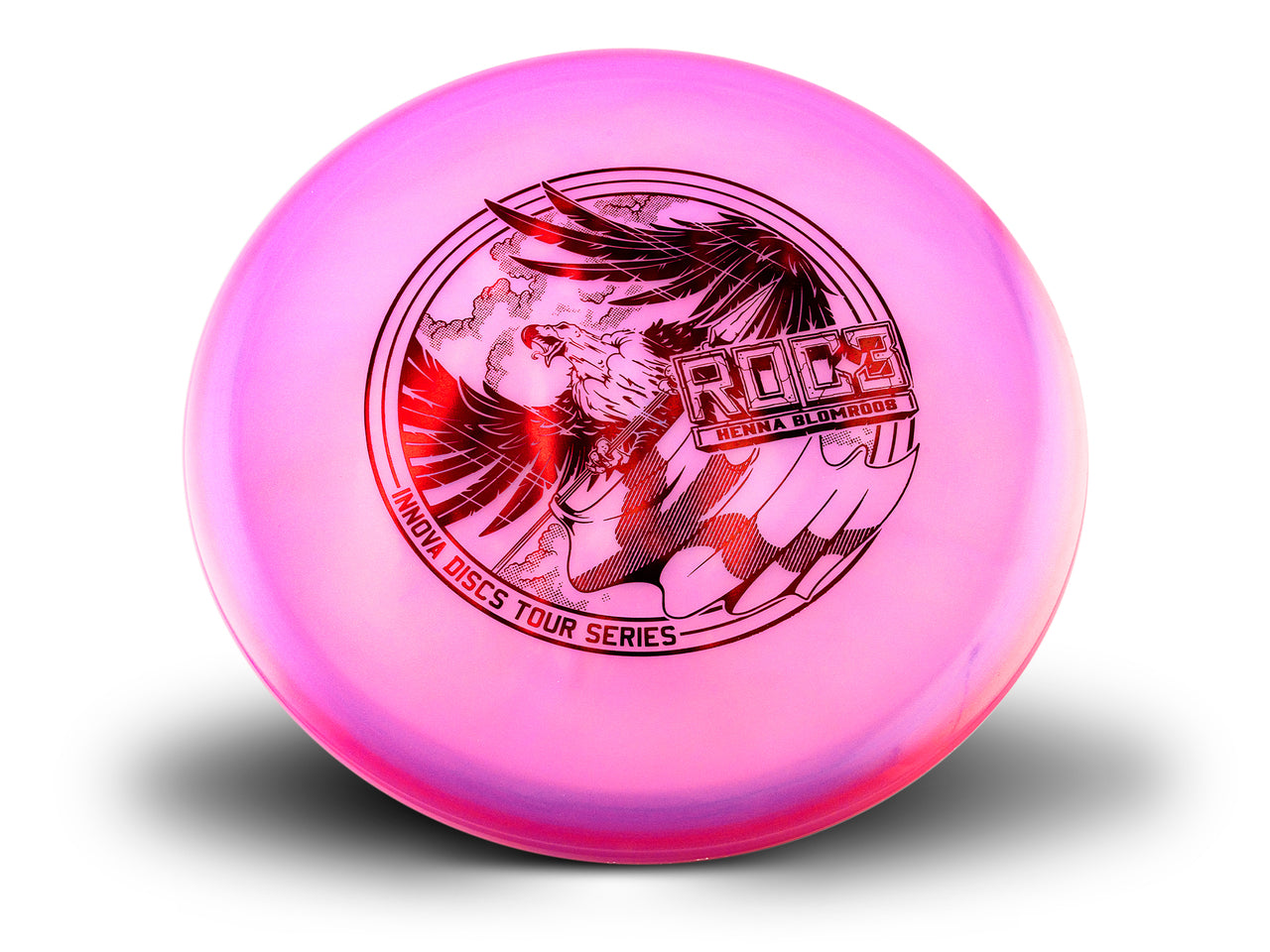 Innova Champion Glow Color Roc3 Midrange with Henna Blomroos Tour Series 2022 Stamp - Speed 5