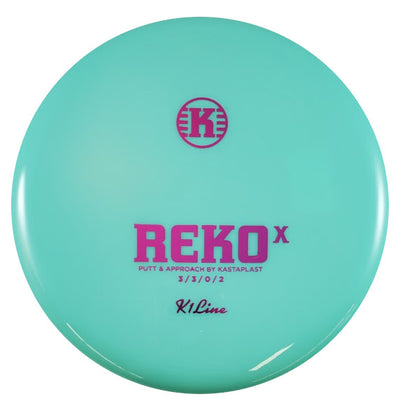 Kastaplast K1 Reko X Putter with First Run Mint Green Disc Stamp - Speed 3