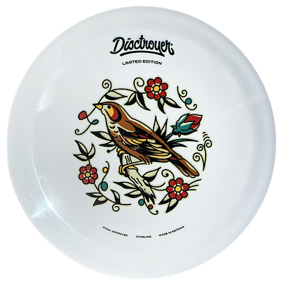 Disctroyer A-Medium Starling / Kuldnokk DD-13 Distance Driver with Colored Tattoo - Limited Edition Stamp - Speed 13