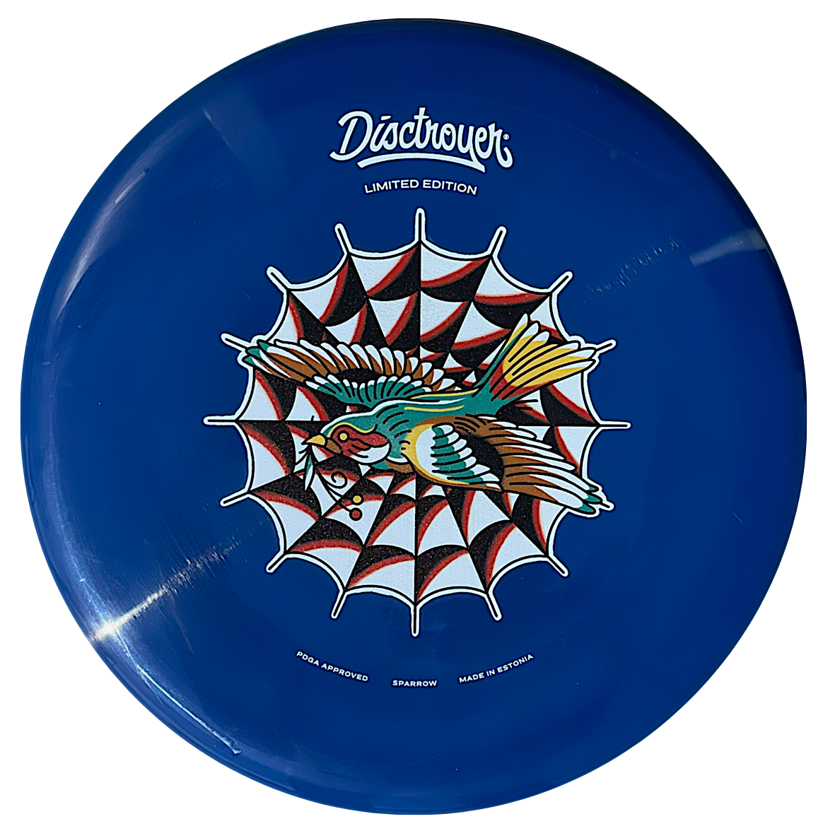 Disctroyer A-Medium Sparrow P&A-3 Putter with Colored Tattoo - Limited Edition Stamp - Speed 3