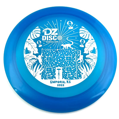 Innova Champion Destroyer Distance Driver with Monkey Island - Emporia, KS - DZDiscO 2022 Stamp - Speed 12