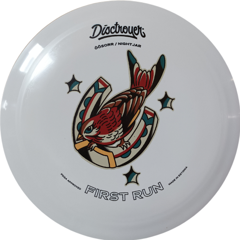 Disctroyer A-Medium Nightjar DD-10 Distance Driver with First Run Stamp - Speed 10