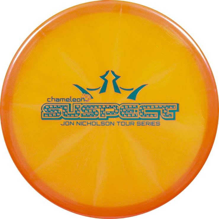 Dynamic Discs Lucid Chameleon Suspect Midrange with Jon Nicholson Tour Series 2022 Big Bar Stamp - Speed 4