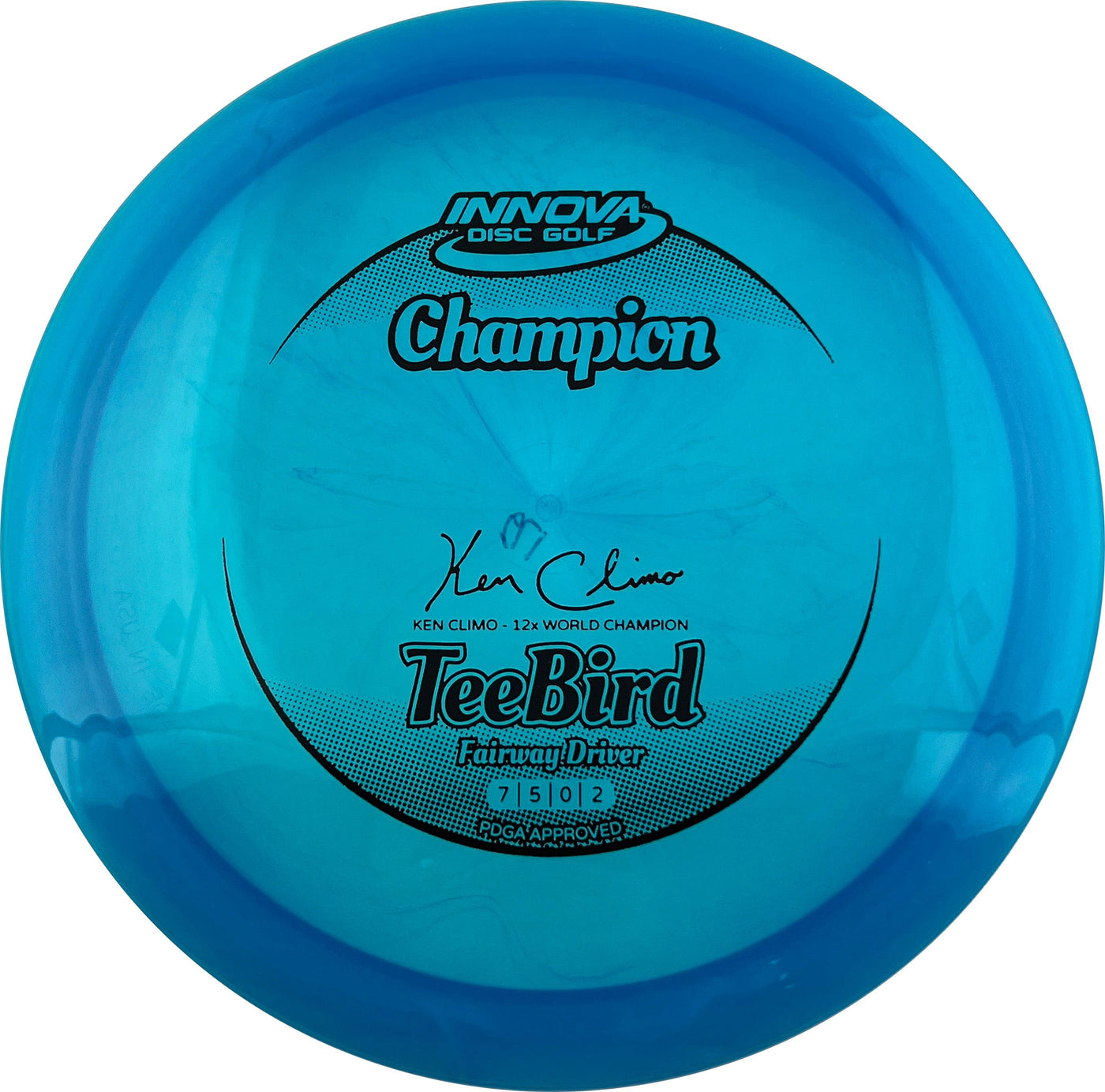 Innova Champion Teebird with Ken Climo - 12x World Champion Stamp