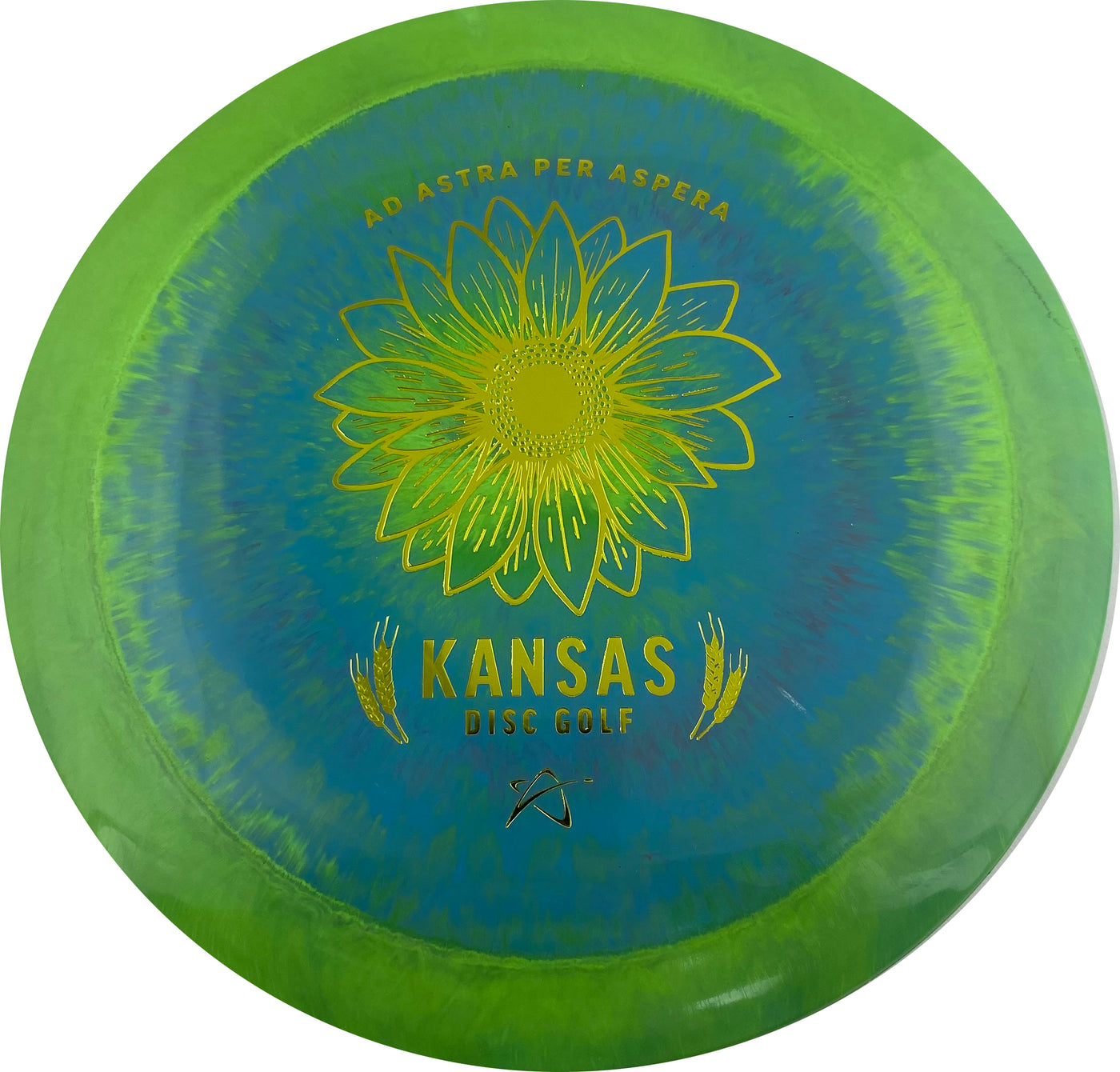 Prodigy 500 Spectrum X3 Distance Driver with Ad Astra Per Aspera Kansas Disc Golf Stamp - Speed 12