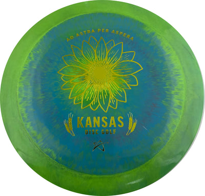 Prodigy 500 Spectrum X3 Distance Driver with Ad Astra Per Aspera Kansas Disc Golf Stamp - Speed 12