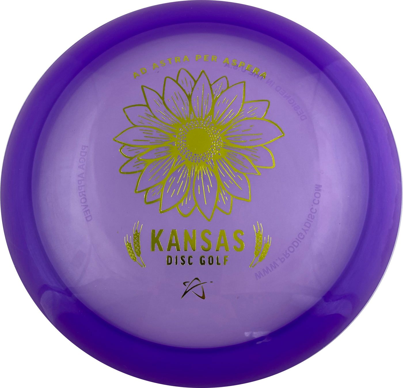 Prodigy 400 H7 Fairway Driver with Ad Astra Per Aspera Kansas Disc Golf Stamp - Speed 9