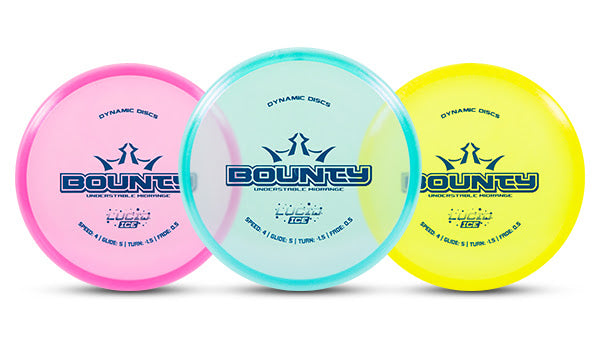 Dynamic Discs Lucid Ice Glimmer Bounty Midrange - Speed 4