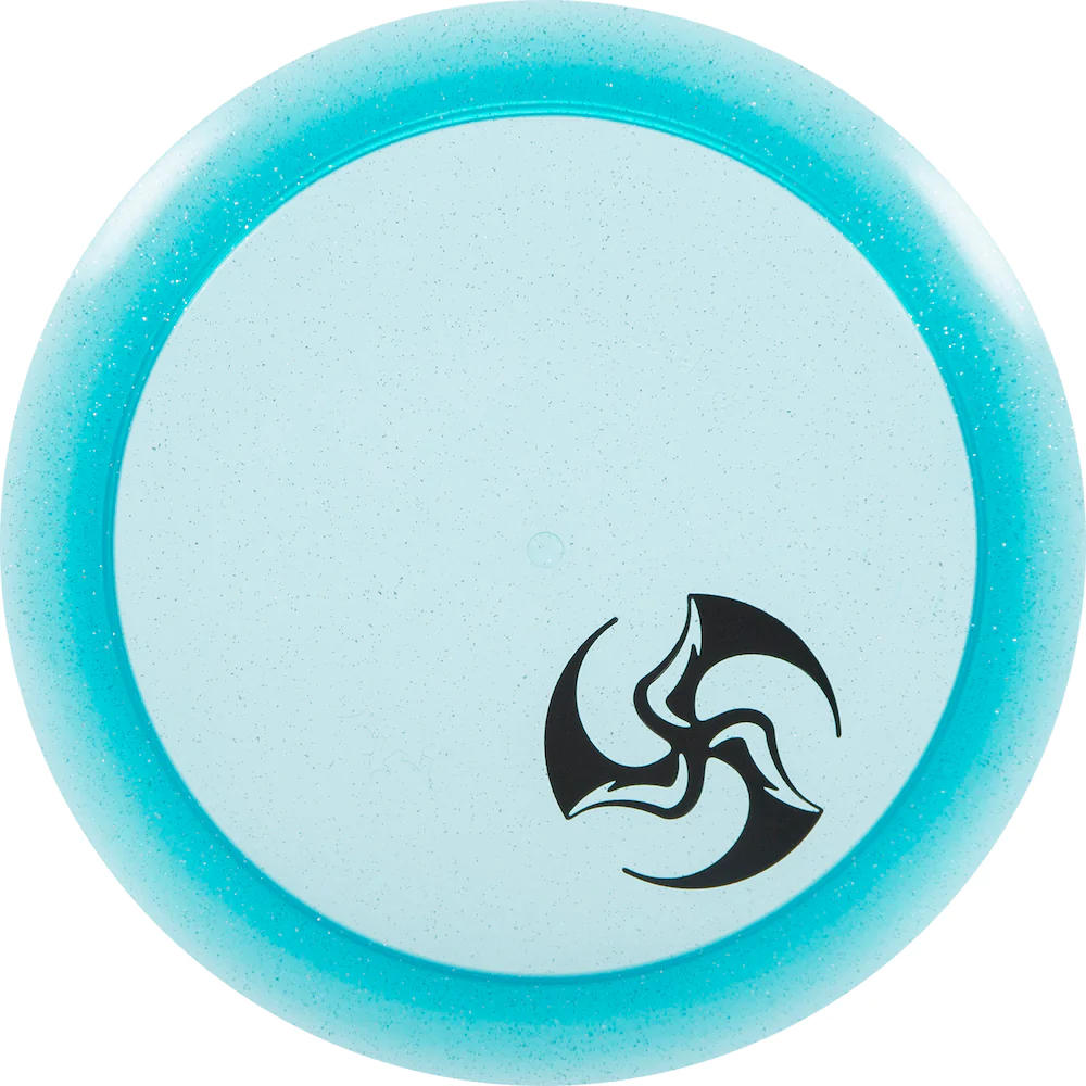 Dynamic Discs Lucid Sparkle Trespass Distance Driver with Huk Lab Trifly Stamp - Speed 12