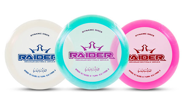 Dynamic Discs Lucid Ice Glimmer Raider Distance Driver - Speed 13