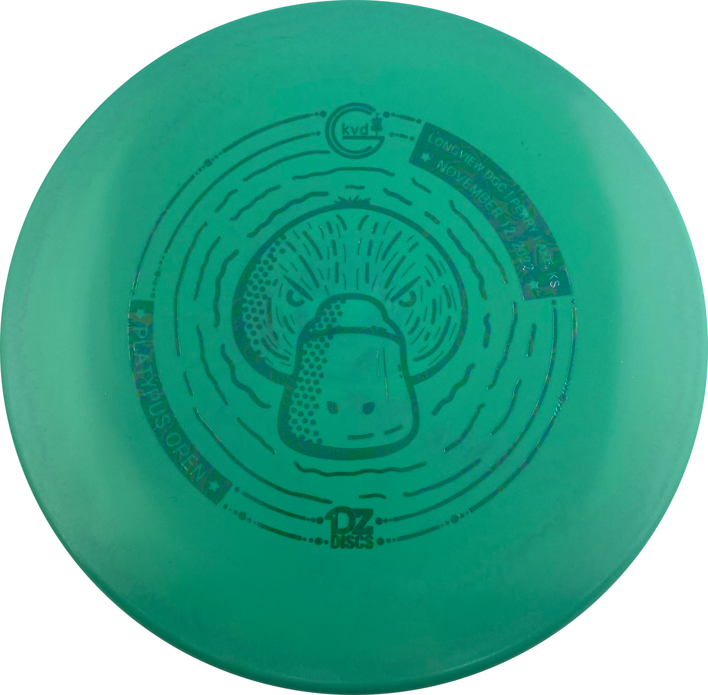 Innova Star Polecat Putter with KVDGC 2022 Platypus Open - Longview - Ozawkie, KS Stamp - Speed 1