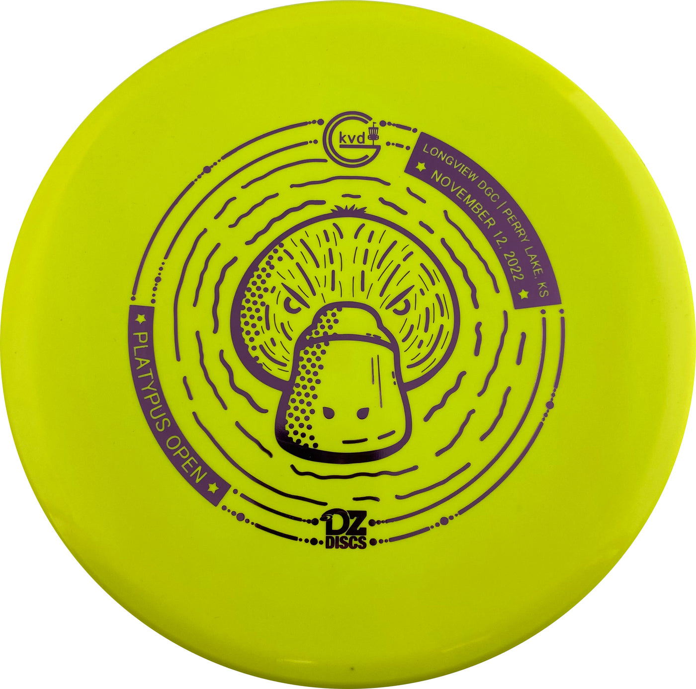 Innova Star Rat Midrange with KVDGC 2022 Platypus Open - Longview - Ozawkie, KS Stamp - Speed 4