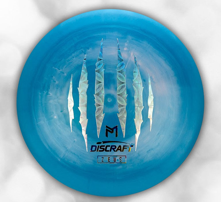 Discraft ESP Swirl Zeus Distance Driver with Paul McBeth 6X World Champ Claw Stamp - Speed 12