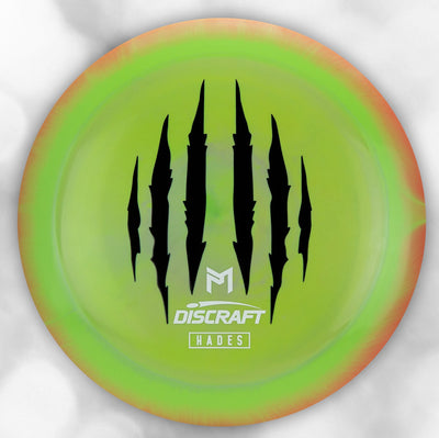 Discraft ESP Swirl Hades Distance Driver with Paul McBeth 6X World Champ Claw Stamp - Speed 12