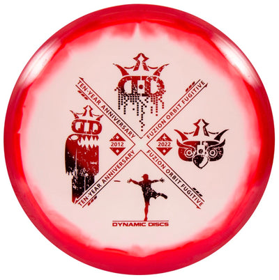 Dynamic Discs Fuzion Orbit Fugitive Midrange with Ten-Year Anniversary 2012-2022 Stamp - Speed 5