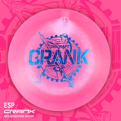 Discraft ESP Lite Crank Distance Driver with 2023 Ledgestone Edition - Wave 1 Stamp - Speed 13