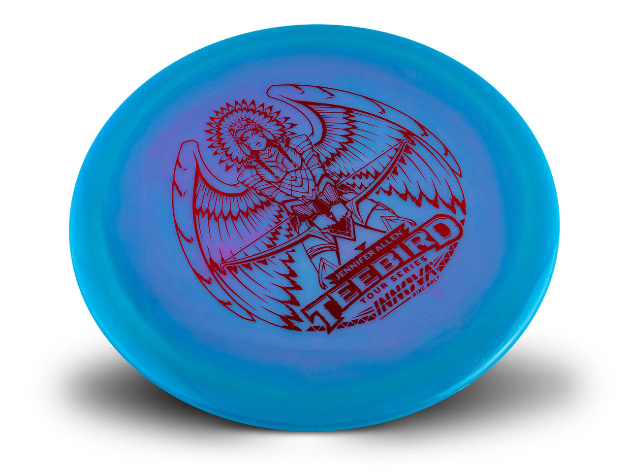 Innova Champion Glow Color Teebird Fairway Driver with Jennifer Allen 2023 Tour Series Stamp - Speed 7