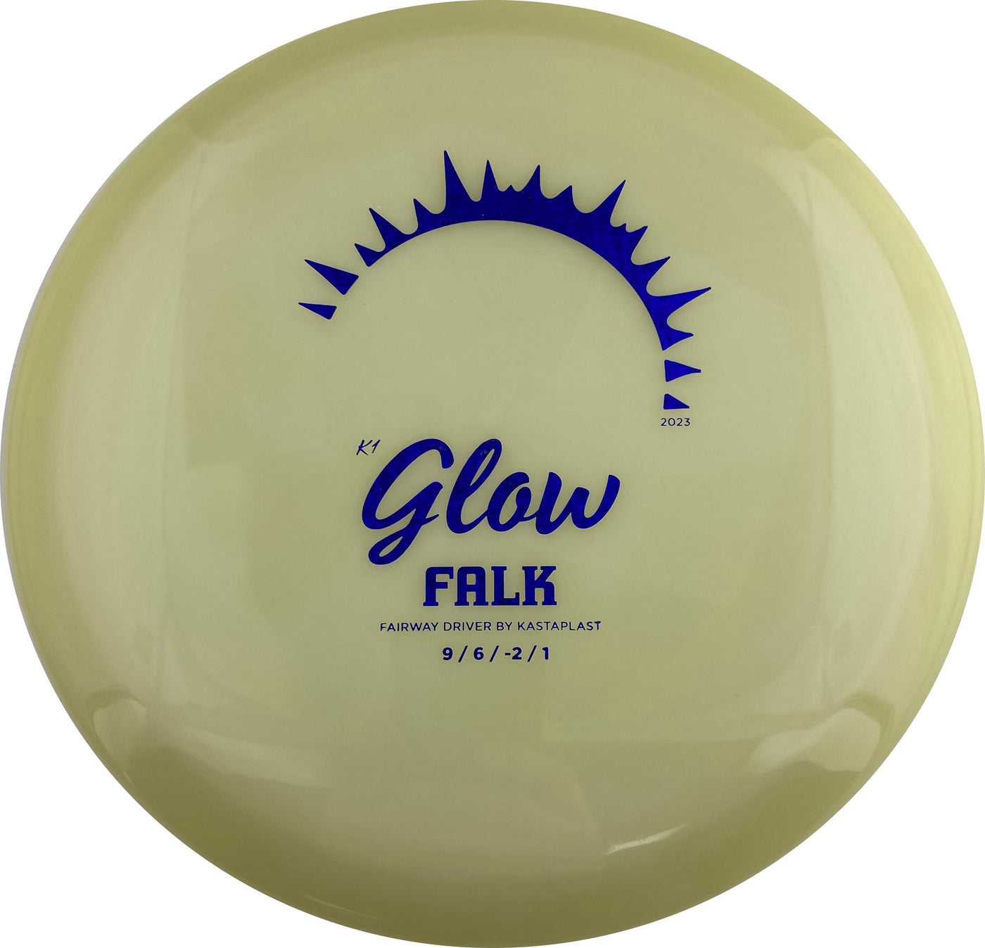 Kastaplast K1 Glow Falk Fairway Driver with 2023 - Full Glow Stamp - Speed 9