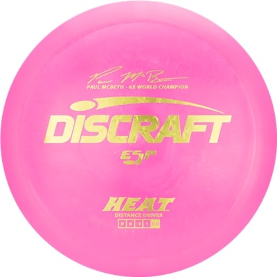 Discraft ESP Heat Fairway Driver with Paul McBeth - 6x World Champion Signature Stamp - Speed 9