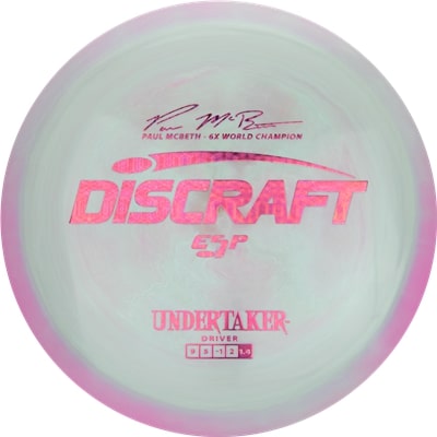 Discraft ESP Undertaker Fairway Driver with Paul McBeth - 6x World Champion Signature Stamp - Speed 9