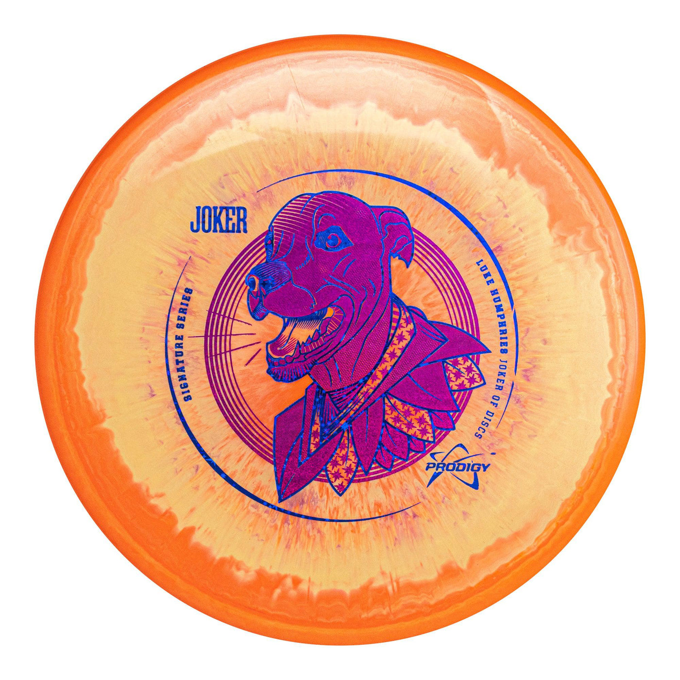 Prodigy 500 Spectrum A5 Midrange with Luke Humphries Joker of Discs 2023 Signature Series Stamp - Speed 3