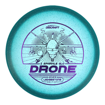 Discraft Elite Z Sparkle Glo Drone Midrange with 2023 Ledgestone Edition - Wave 2 Stamp - Speed 5