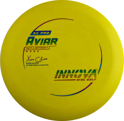 Innova Pro KC Aviar Putter with Ken Climo 12 Time World Champion Burst Logo Stamp - Speed 2