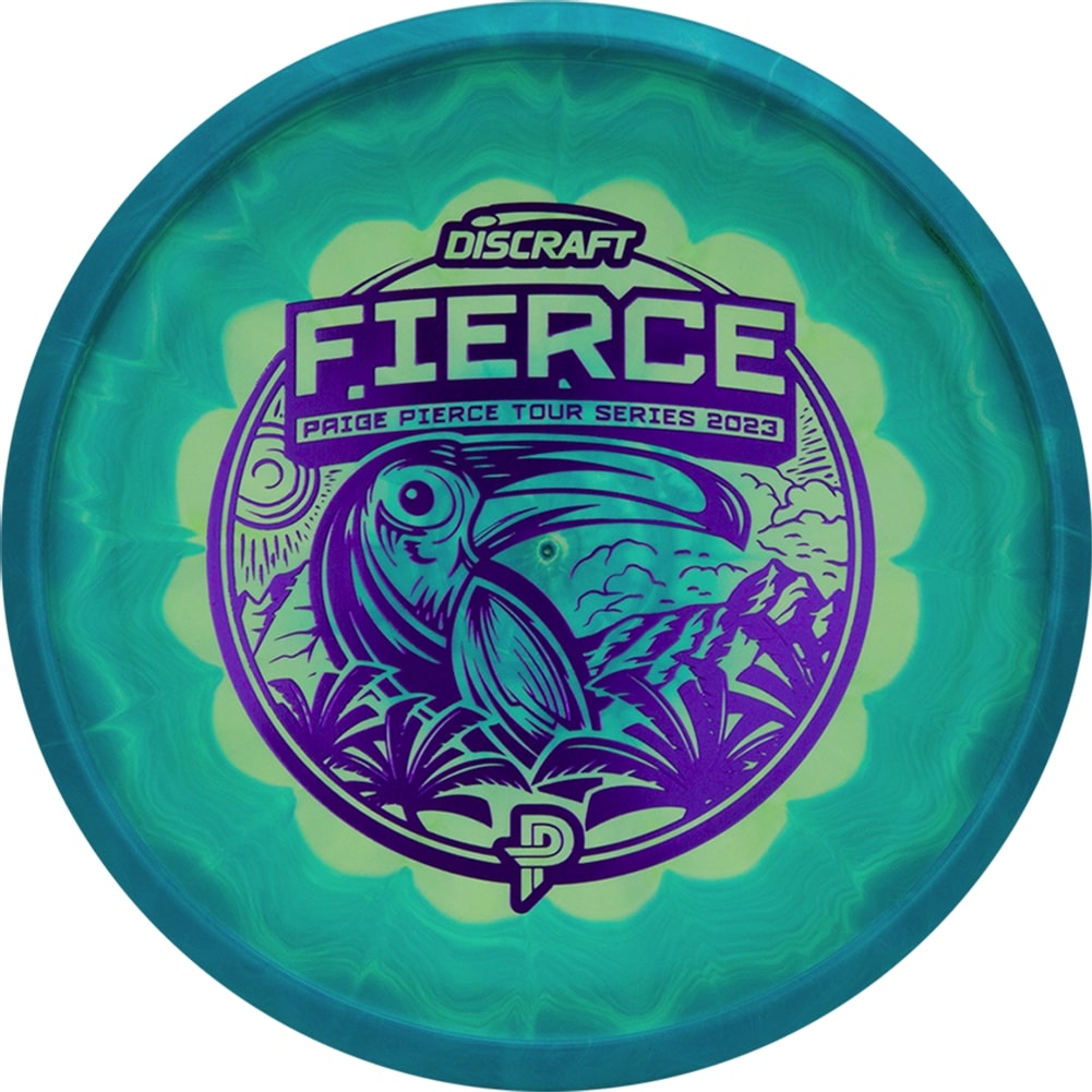 Discraft ESP Swirl Fierce Putter with Paige Pierce Tour Series 2023 Stamp - Speed 3