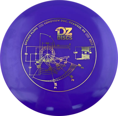 Dynamic Discs Hybrid EMAC Truth Midrange with DZDiscs 2023 Spring Fling - Longview DGC - Ozawkie, KS Stamp - Speed 5