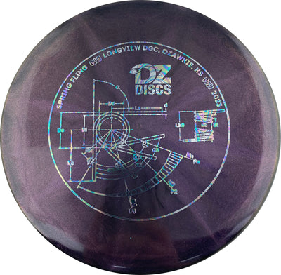 Dynamic Discs Lucid Glimmer Suspect Midrange with DZDiscs 2023 Spring Fling - Longview DGC - Ozawkie, KS Stamp - Speed 4